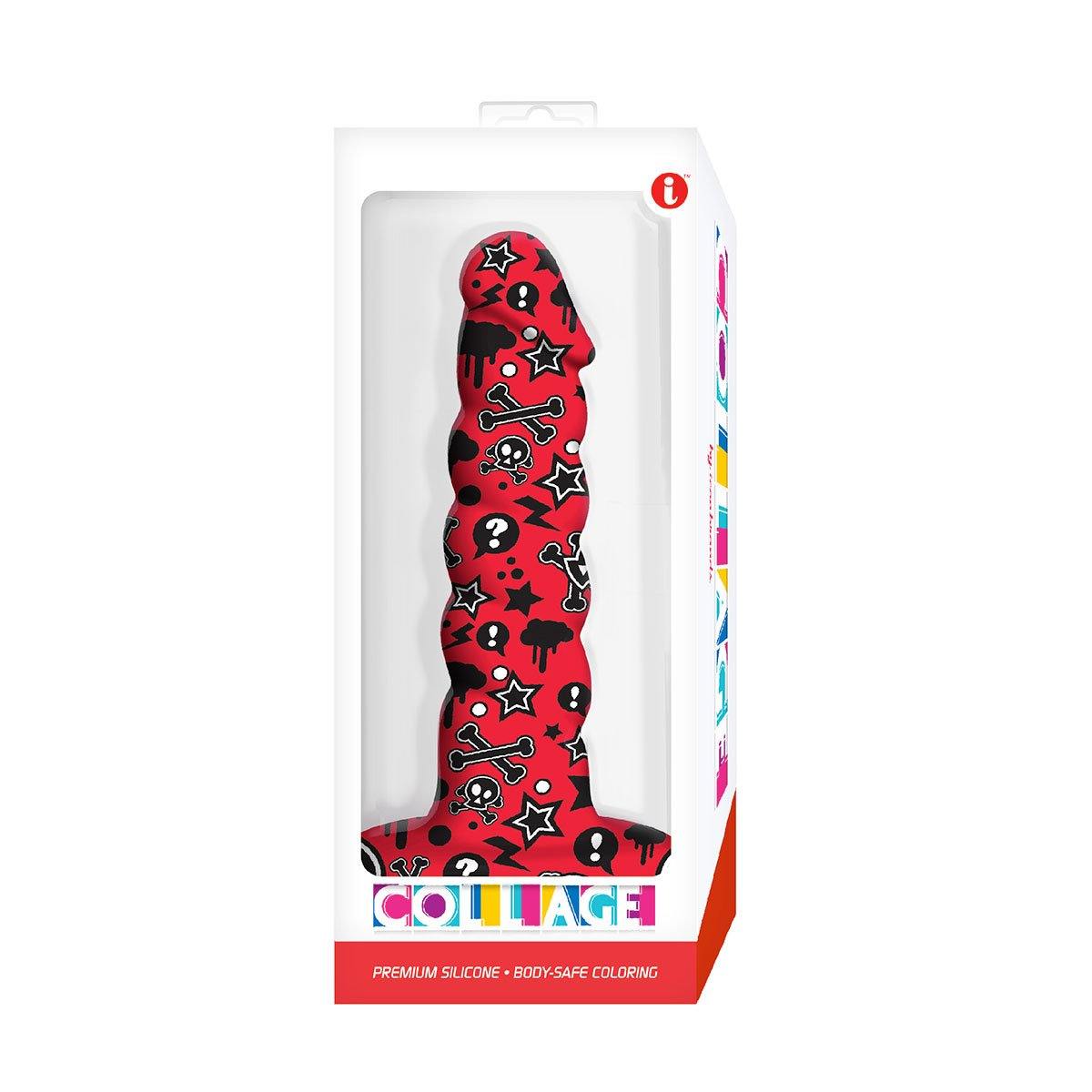 Icon Brands Collage Goth Girl Twisted Silicone Dil - Buy At Luxury Toy X - Free 3-Day Shipping