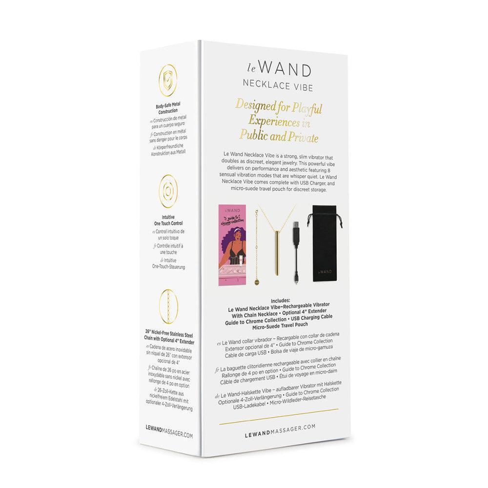 Le Wand Vibrating Necklace - Buy At Luxury Toy X - Free 3-Day Shipping