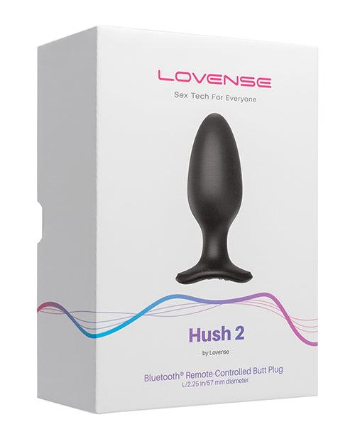 Lovense Hush 2 2.25" Butt Plug - Black - Buy At Luxury Toy X - Free 3-Day Shipping