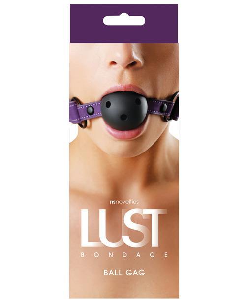 Lust Bondage Ball Gag - Purple - Buy At Luxury Toy X - Free 3-Day Shipping