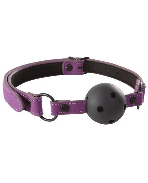 Lust Bondage Ball Gag - Purple - Buy At Luxury Toy X - Free 3-Day Shipping