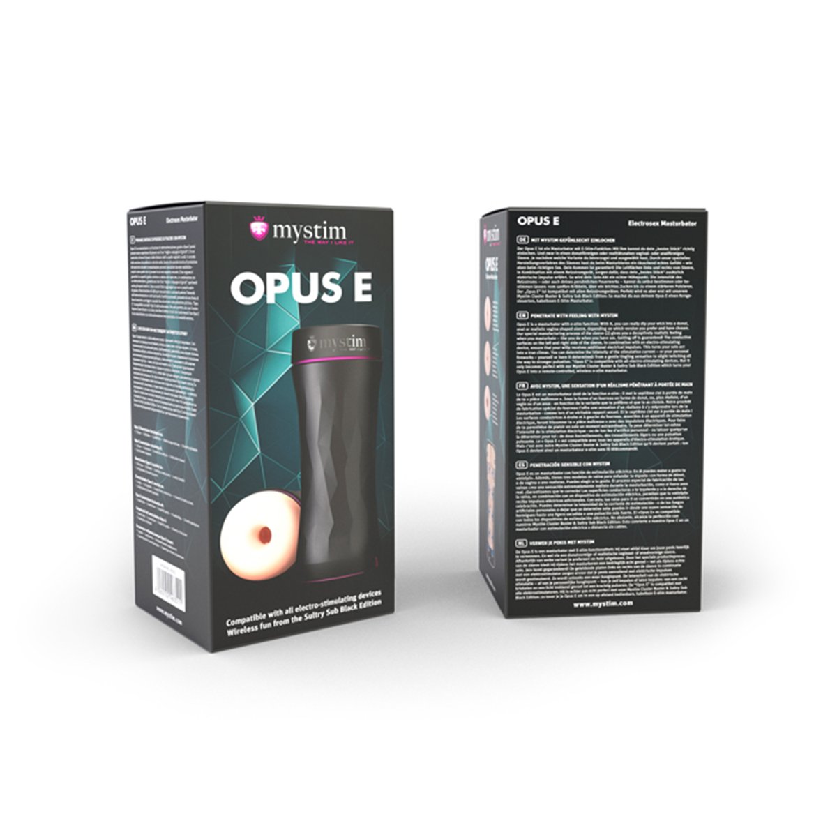 Mystim Opus E-Stim Masturbator Donut - Buy At Luxury Toy X - Free 3-Day Shipping