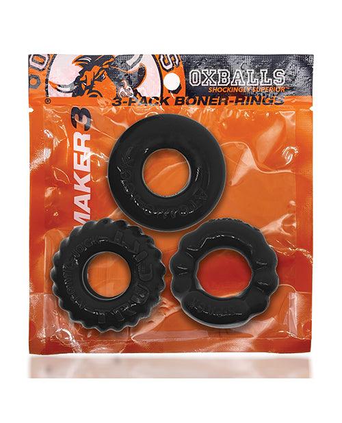 Oxballs Bonemaker 3 Pack Cockring Kit - - Buy At Luxury Toy X - Free 3-Day Shipping