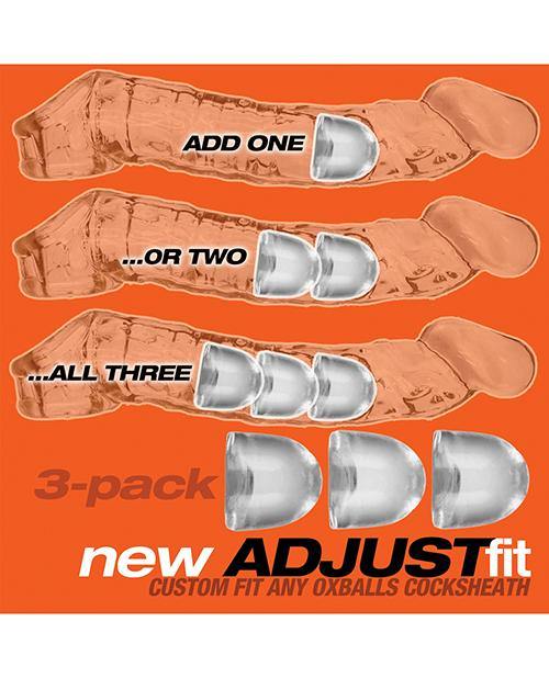 Oxballs Cocksheath Adjustfit Inserts 3pk - Buy At Luxury Toy X - Free 3-Day Shipping