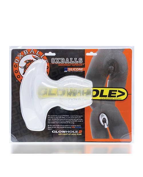 Oxballs Glowhole 2 Hollow Buttplug W/led Insert Large - Buy At Luxury Toy X - Free 3-Day Shipping