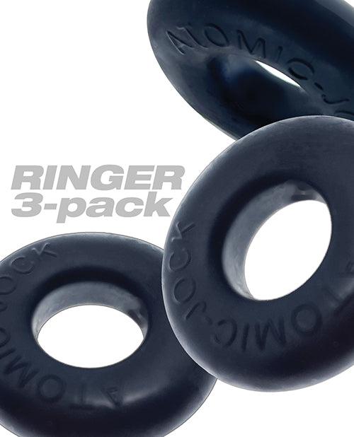 Oxballs Ringer Cockring Special Edition - Night Pack Of 3 - Buy At Luxury Toy X - Free 3-Day Shipping