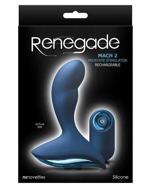 Renegade Mach 2 Prostate Stimulator Rechargeable Silicone Vibrator with Remote Renegade Mach 2 Prostate Stimulator Rechargeable Silicone Vibrator with Remote