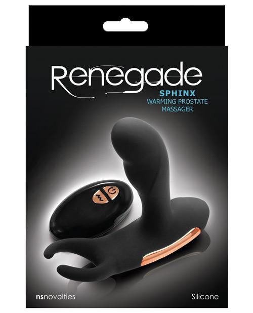 Renegade Sphinx Warming Prostate Massager - Black - Buy At Luxury Toy X - Free 3-Day Shipping