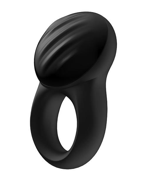 Satisfyer Signet Ring W-bluetooth App - Blue - Buy At Luxury Toy X - Free 3-Day Shipping