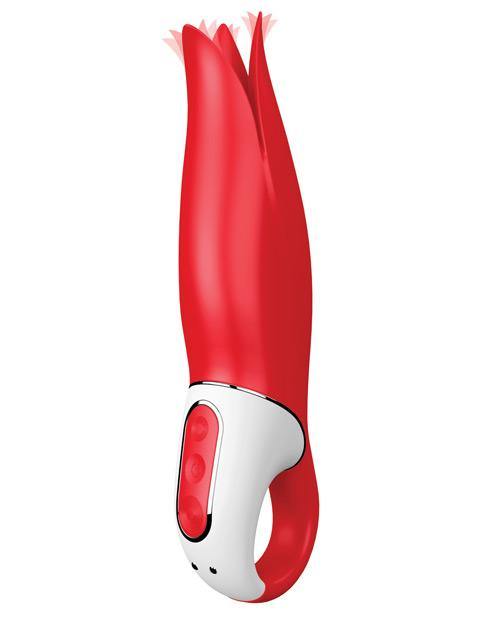 Satisfyer Vibes Power Flower - Red - Buy At Luxury Toy X - Free 3-Day Shipping