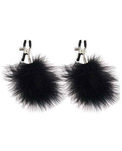 Sex & Mischief Feathered Nipple Clamps - Buy At Luxury Toy X - Free 3-Day Shipping