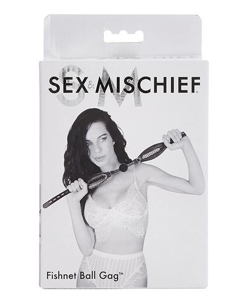 Sex & Mischief Fishnet Ball Gag - Buy At Luxury Toy X - Free 3-Day Shipping