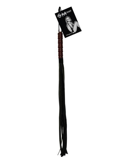 Sex & Mischief Mahogany Flogger - Buy At Luxury Toy X - Free 3-Day Shipping