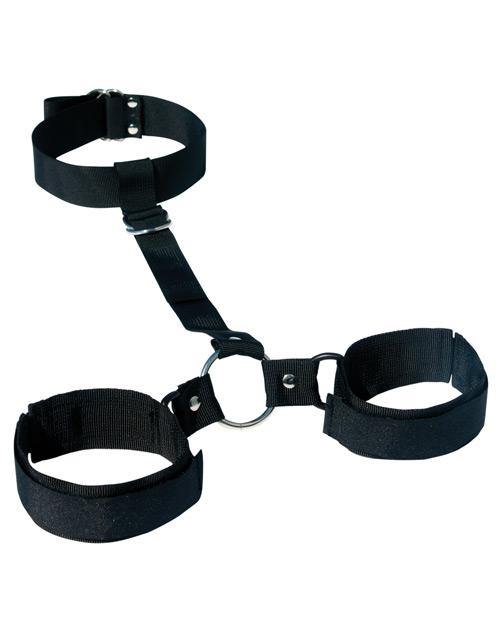 Sex & Mischief Shadow Neck & Wrist Restraint - Buy At Luxury Toy X - Free 3-Day Shipping