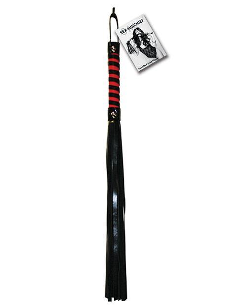 Sex & Mischief Stripe Flogger - Buy At Luxury Toy X - Free 3-Day Shipping