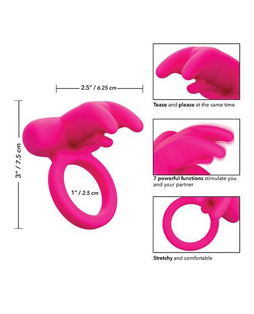 Silicone Rechargeable Triple Clit Flicker - Buy At Luxury Toy X - Free 3-Day Shipping