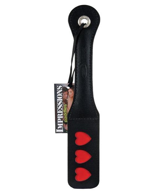 Sportsheets 12" Leather Heart Impression Paddle - Buy At Luxury Toy X - Free 3-Day Shipping