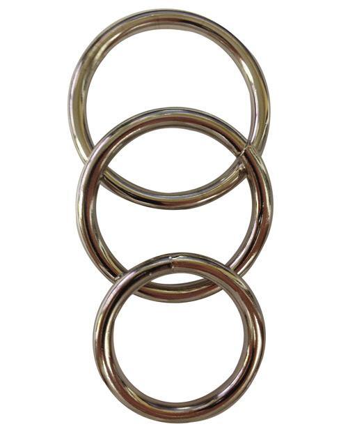 Sportsheets Metal O Ring 3pk - Buy At Luxury Toy X - Free 3-Day Shipping