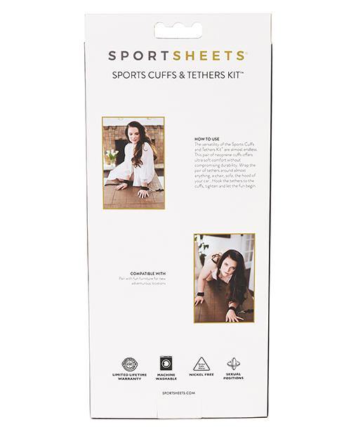 Sportsheets Neoprene Cuffs & Tether Kit - Buy At Luxury Toy X - Free 3-Day Shipping