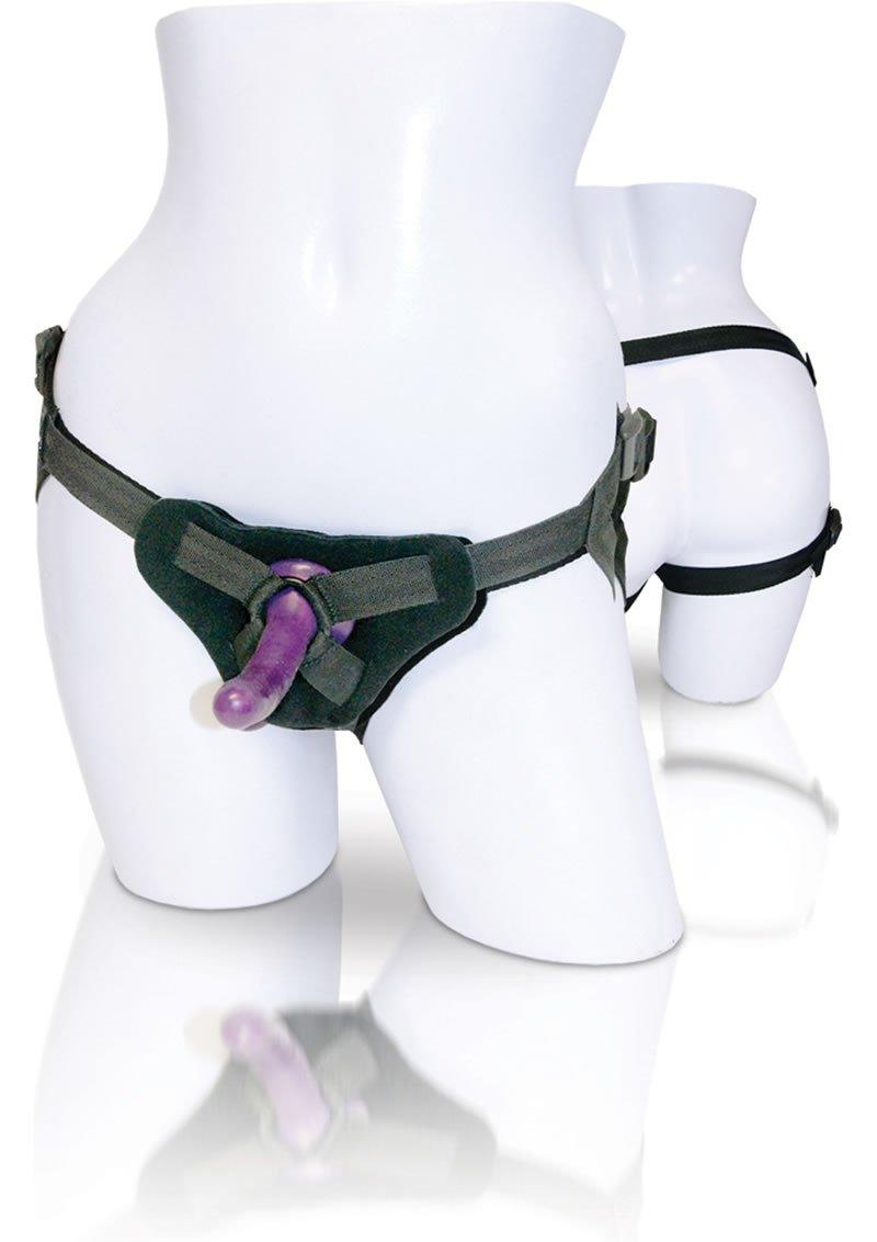 Sportsheets New Comer's Strap-On Kit with Adjustable Harness & 5.5 in. Silicone Dildo - Buy At Luxury Toy X - Free 3-Day Shipping