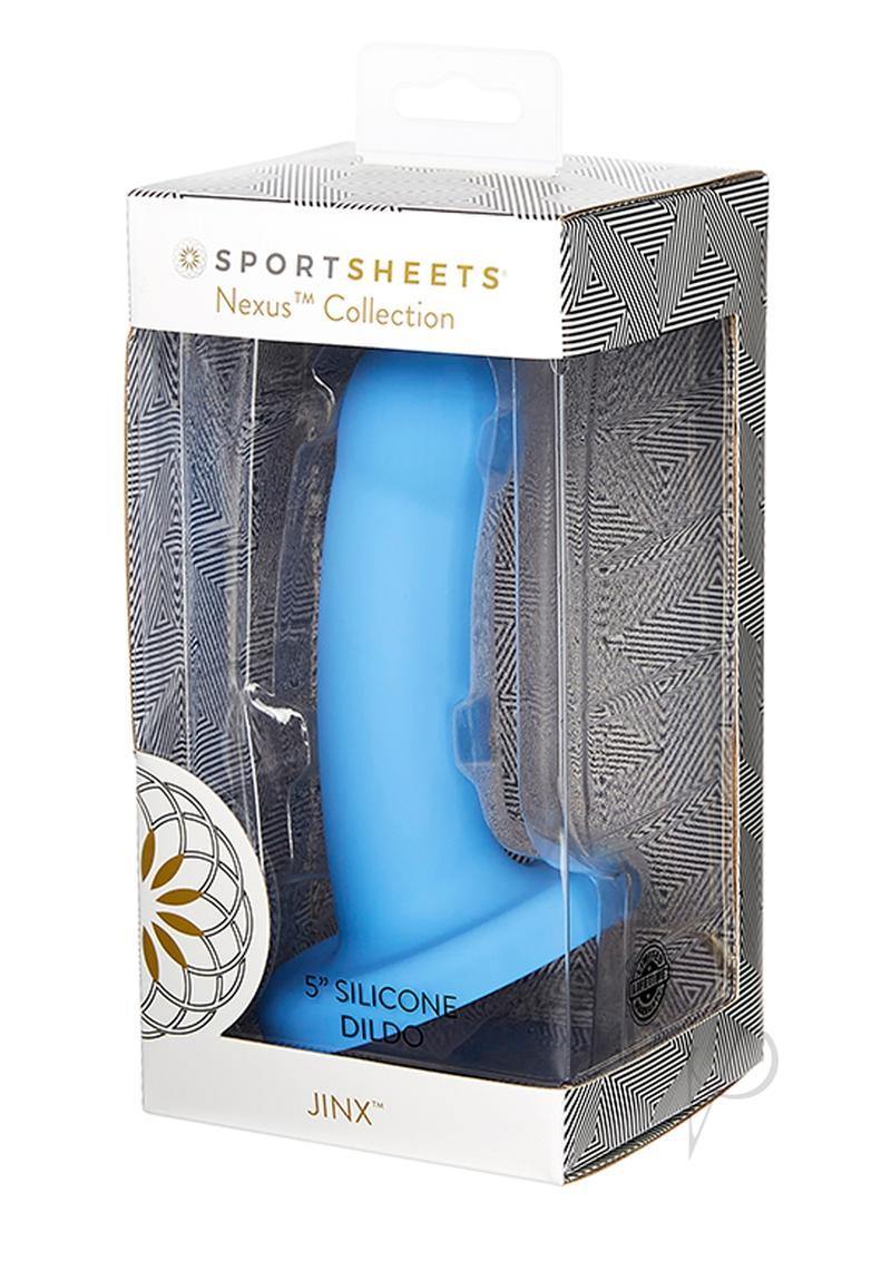 Sportsheets Nexus Collection Jinx 5 in. Silicone Dildo Periwinkle - Buy At Luxury Toy X - Free 3-Day Shipping