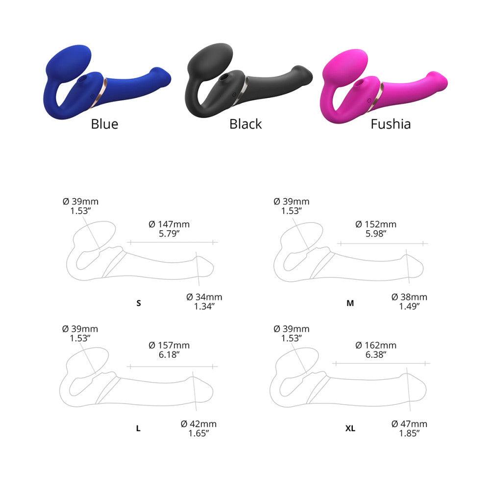 Strap On Me Multi Orgasm Bendable Strap On XL - Buy At Luxury Toy X - Free 3-Day Shipping
