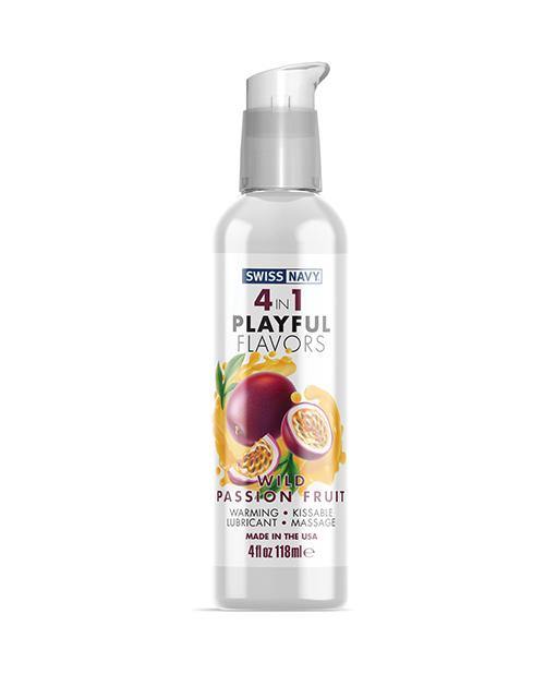 Swiss Navy 4 In 1 Flavors Wild Passion Fruit - Buy At Luxury Toy X - Free 3-Day Shipping