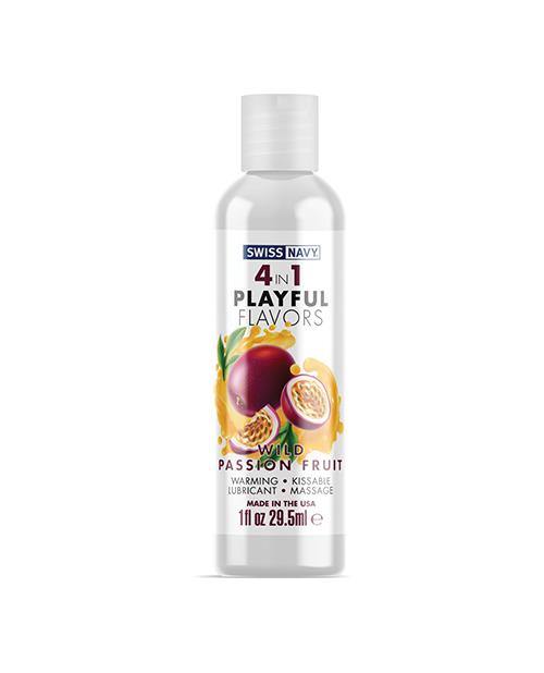 Swiss Navy 4 In 1 Flavors Wild Passion Fruit - Buy At Luxury Toy X - Free 3-Day Shipping