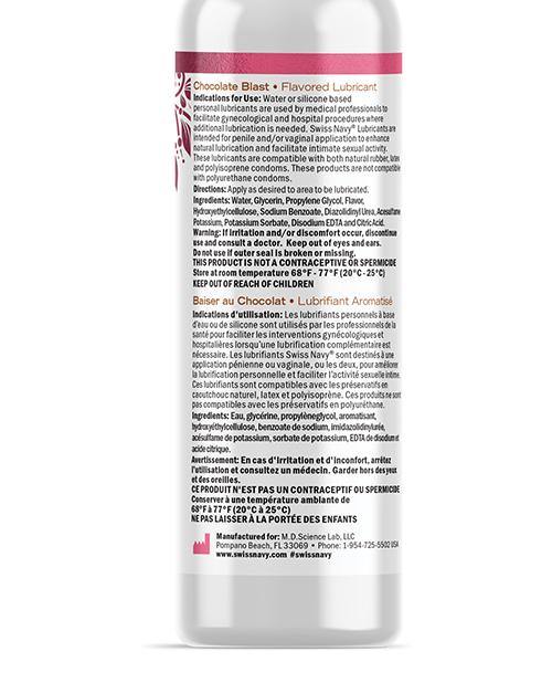 Swiss Navy Desire Chocolate Kiss Flavored Lubricant - 2 Oz - Buy At Luxury Toy X - Free 3-Day Shipping