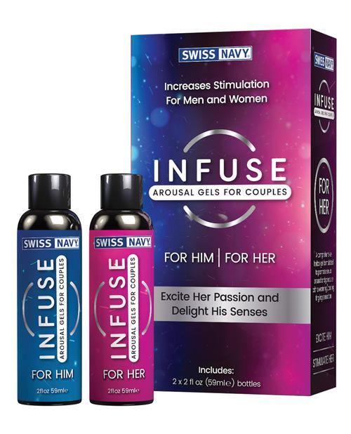 Swiss Navy Infuse Arousal Gels For Couples - Buy At Luxury Toy X - Free 3-Day Shipping