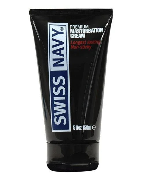 Swiss Navy Premium Masturbation Cream - 5 Oz Tube - Buy At Luxury Toy X - Free 3-Day Shipping