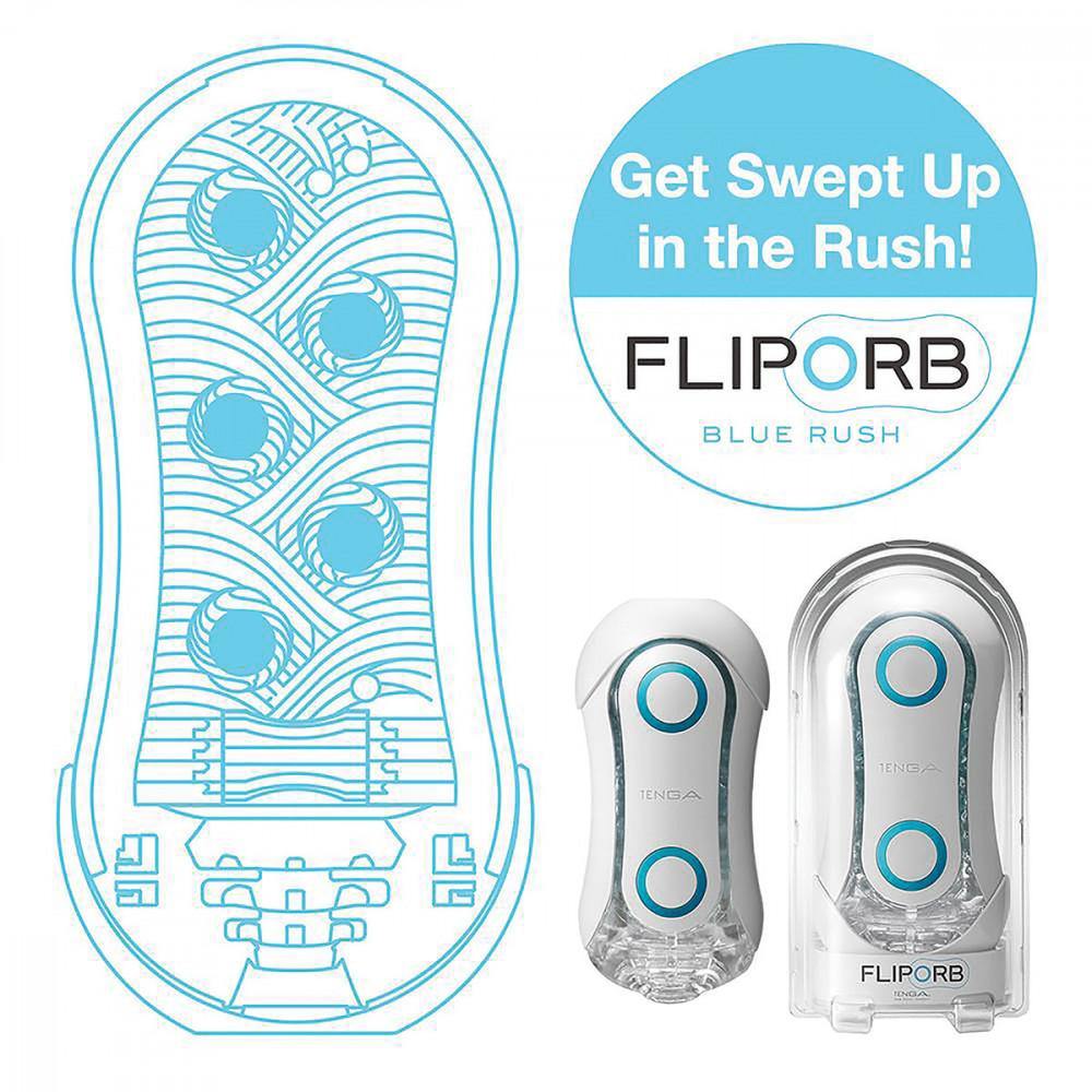 Tenga Flip Orb Blue Rush - Buy At Luxury Toy X - Free 3-Day Shipping