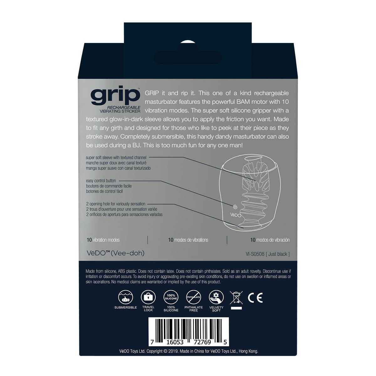 VeDO GRIP - Buy At Luxury Toy X - Free 3-Day Shipping