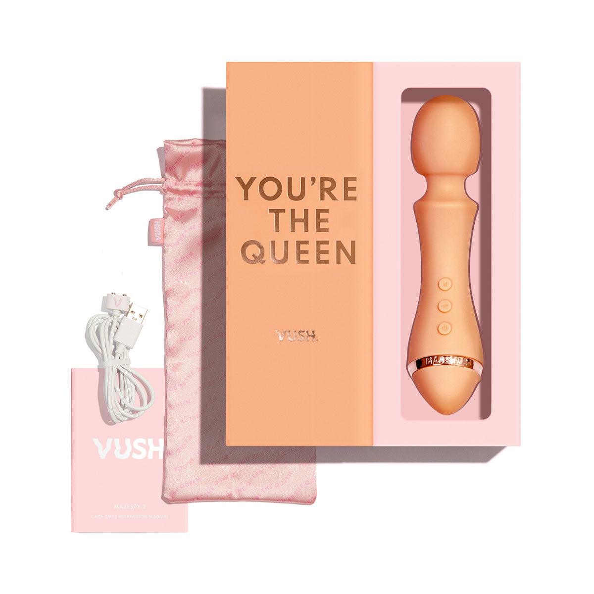 VUSH Majesty 2 Wand Vibrator - Buy At Luxury Toy X - Free 3-Day Shipping