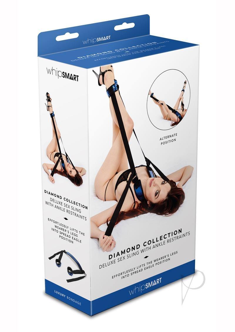 Whipsmart Deluxe Sex Sling Ankle Blue - Buy At Luxury Toy X - Free 3-Day Shipping